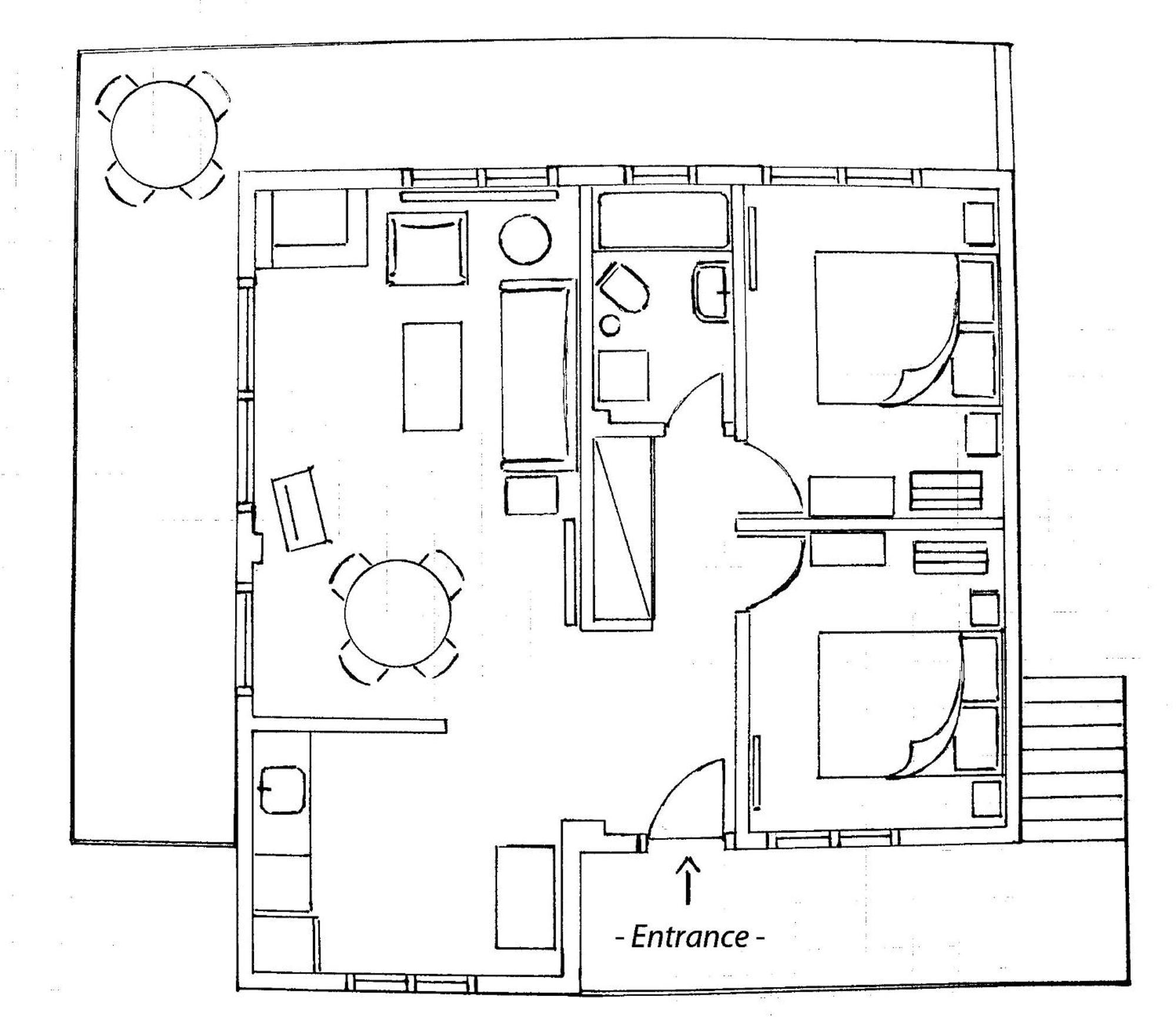 Villa Kiza Apartments Agía Triás Dış mekan fotoğraf